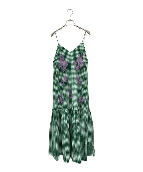 ne quittez pas（ヌキテパ）ne quittez pas (ヌキテパ) ワンピース グリーン サイズ:Mの古着・服飾アイテム