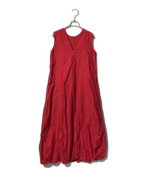 ne quittez pas（ヌキテパ）ne quittez pas (ヌキテパ) ノースリーブワンピース レッド サイズ:Mの古着・服飾アイテム