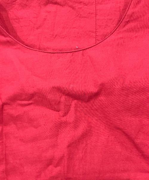 ne quittez pas（ヌキテパ）ne quittez pas (ヌキテパ) ノースリーブワンピース レッド サイズ:Mの古着・服飾アイテム