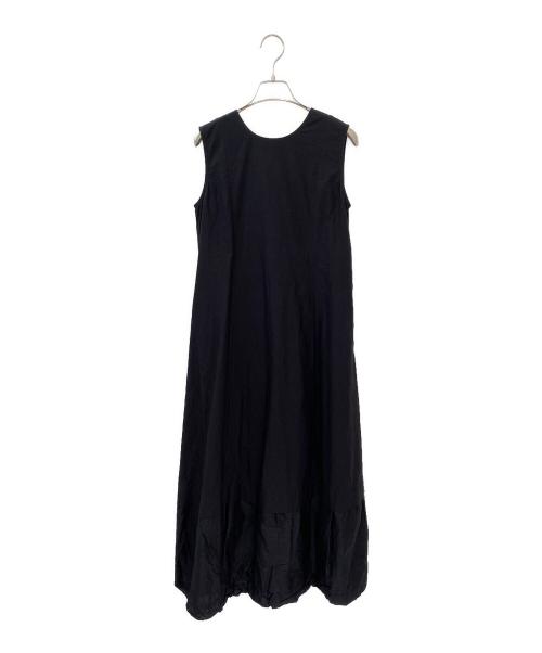 ne quittez pas（ヌキテパ）ne quittez pas (ヌキテパ) Cotton Organza & Poplin Sleeveless Balloon Dress ブラック サイズ:Mの古着・服飾アイテム