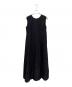 ne quittez pas（ヌキテパ）の古着「Cotton Organza & Poplin Sleeveless Balloon Dress」｜ブラック