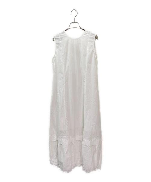 ne quittez pas（ヌキテパ）ne quittez pas (ヌキテパ) ノースリーブワンピース ホワイト サイズ:Mの古着・服飾アイテム