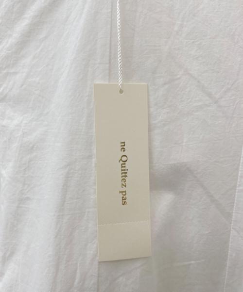 ne quittez pas（ヌキテパ）ne quittez pas (ヌキテパ) ノースリーブワンピース ホワイト サイズ:Mの古着・服飾アイテム