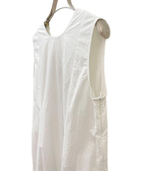 ne quittez pas（ヌキテパ）ne quittez pas (ヌキテパ) ノースリーブワンピース ホワイト サイズ:Mの古着・服飾アイテム