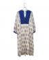 ne quittez pas (ヌキテパ) ワンピース　Cotton Voile Ethnic Combination Print Gather Dress エクリュ サイズ:S：16000円