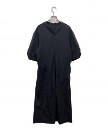 INED（イネド）の古着「ランタンスリーブワンピース」｜ブラック