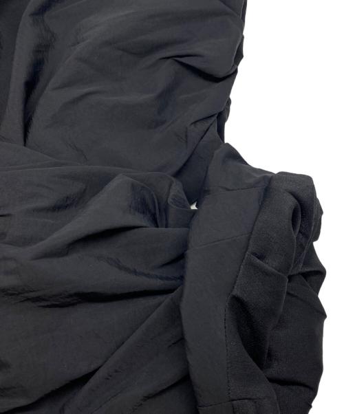 INED（イネド）INED (イネド) ランタンスリーブワンピース ブラック サイズ:9の古着・服飾アイテム