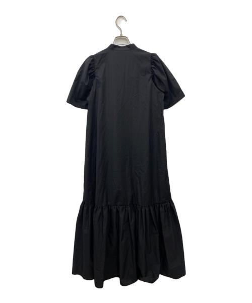 #Newans（ハッシュニュアンス）#Newans (ハッシュニュアンス) フレアヘムシャツワンピース ブラック サイズ:1の古着・服飾アイテム