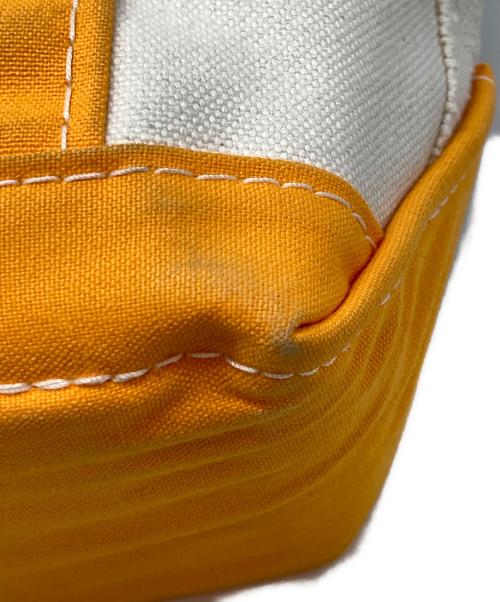 L.L.Bean（エルエルビーン）L.L.Bean (エルエルビーン) トートバッグ ホワイト×オレンジの古着・服飾アイテム