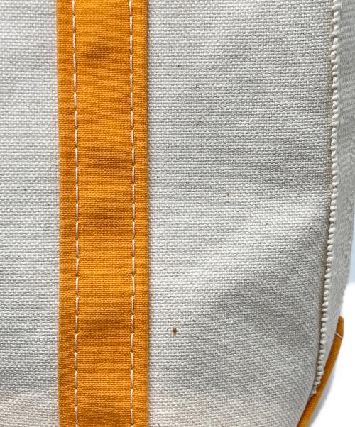 L.L.Bean（エルエルビーン）L.L.Bean (エルエルビーン) トートバッグ ホワイト×オレンジの古着・服飾アイテム