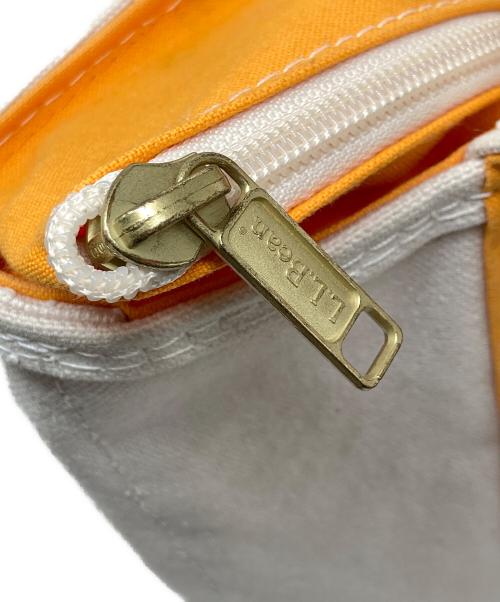L.L.Bean（エルエルビーン）L.L.Bean (エルエルビーン) トートバッグ ホワイト×オレンジの古着・服飾アイテム