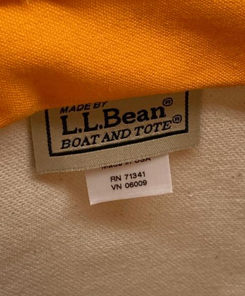 L.L.Bean（エルエルビーン）L.L.Bean (エルエルビーン) トートバッグ ホワイト×オレンジの古着・服飾アイテム