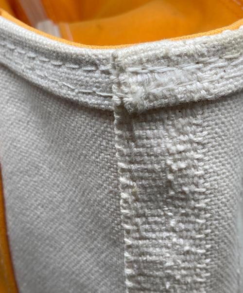 L.L.Bean（エルエルビーン）L.L.Bean (エルエルビーン) トートバッグ ホワイト×オレンジの古着・服飾アイテム