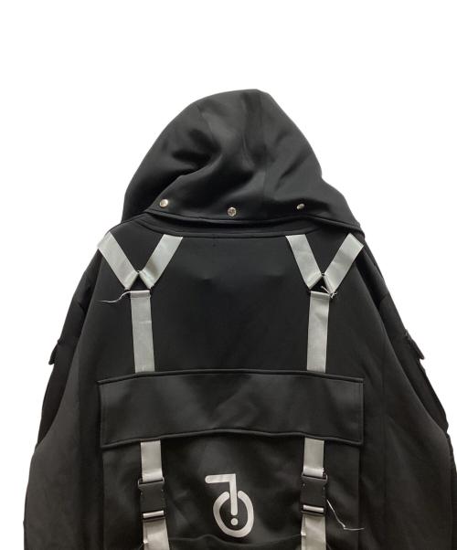 ililil（イルイルイル）ililil (イルイルイル) ジップパーカー ブラック サイズ:FREEの古着・服飾アイテム