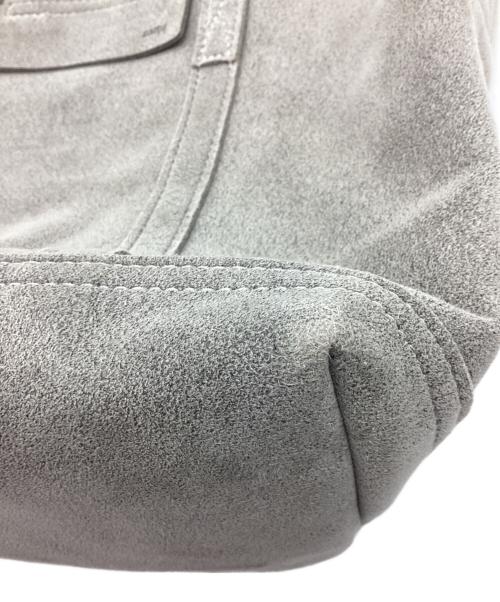 zattu（ザッツ）zattu (ザッツ) マイクロファイバースエード ミニ トートバッグ グレーの古着・服飾アイテム