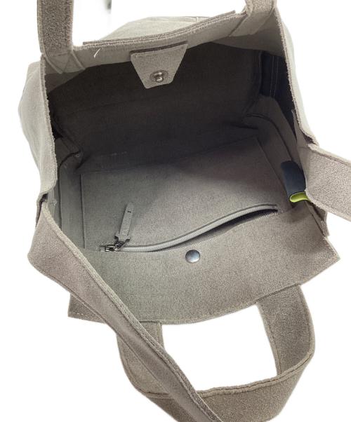 zattu（ザッツ）zattu (ザッツ) マイクロファイバースエード ミニ トートバッグ グレーの古着・服飾アイテム