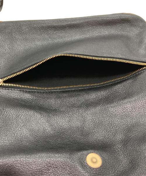 SEE BY CHLOE（シーバイクロエ）SEE BY CHLOE (シーバイクロエ) レザーショルダーバッグ ブラックの古着・服飾アイテム