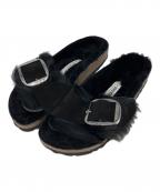 BIRKENSTOCKビルケンシュトック）の古着「マドリッド ビッグバックル シャーリング」｜ブラック