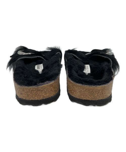 BIRKENSTOCK（ビルケンシュトック）BIRKENSTOCK (ビルケンシュトック) マドリッド ビッグバックル シャーリング ブラック サイズ:23cmの古着・服飾アイテム