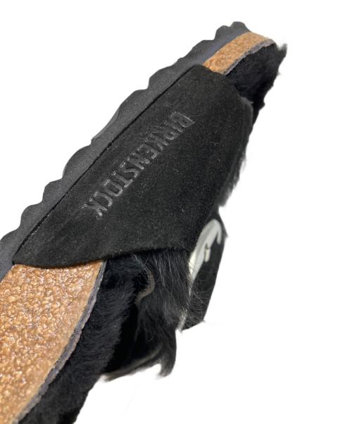 BIRKENSTOCK（ビルケンシュトック）BIRKENSTOCK (ビルケンシュトック) マドリッド ビッグバックル シャーリング ブラック サイズ:23cmの古着・服飾アイテム