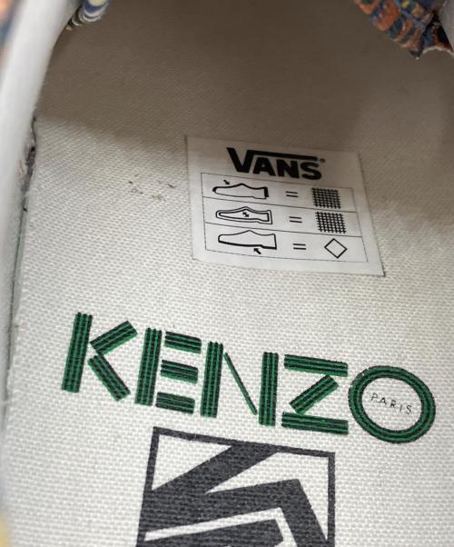 VANS（ヴァンズ）VANS (ヴァンズ) KENZO (ケンゾー) 虎柄スニーカー ブルー サイズ:22.5cmの古着・服飾アイテム