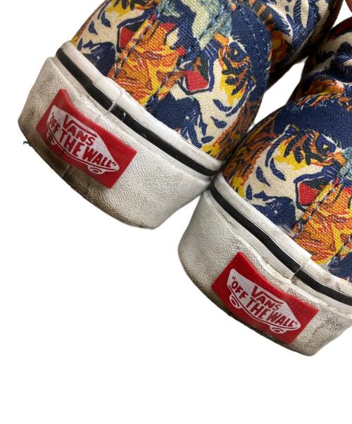 VANS（ヴァンズ）VANS (ヴァンズ) KENZO (ケンゾー) 虎柄スニーカー ブルー サイズ:22.5cmの古着・服飾アイテム