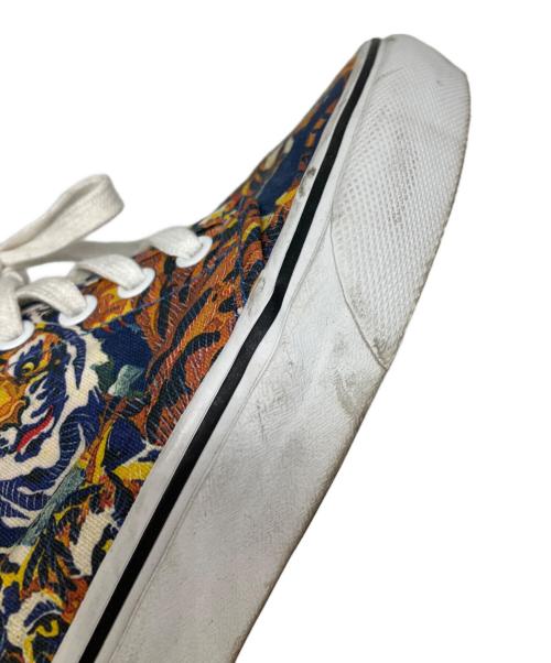 VANS（ヴァンズ）VANS (ヴァンズ) KENZO (ケンゾー) 虎柄スニーカー ブルー サイズ:22.5cmの古着・服飾アイテム