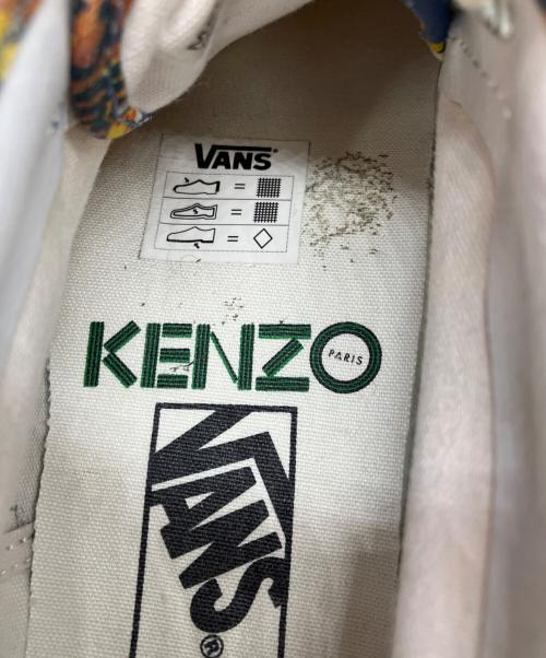 VANS（ヴァンズ）VANS (ヴァンズ) KENZO (ケンゾー) 虎柄スニーカー ブルー サイズ:22.5cmの古着・服飾アイテム