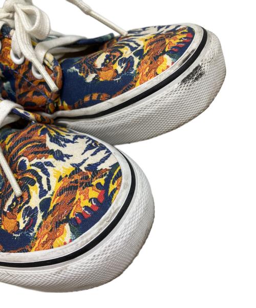 VANS（ヴァンズ）VANS (ヴァンズ) KENZO (ケンゾー) 虎柄スニーカー ブルー サイズ:22.5cmの古着・服飾アイテム