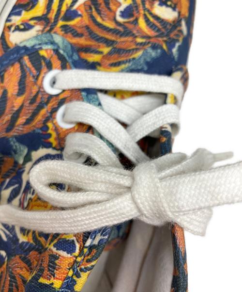 VANS（ヴァンズ）VANS (ヴァンズ) KENZO (ケンゾー) 虎柄スニーカー ブルー サイズ:22.5cmの古着・服飾アイテム