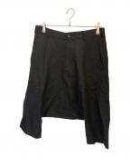 BLACK COMME des GARCONSブラックコムデギャルソン）の古着「サルエルショートパンツ」｜ブラック