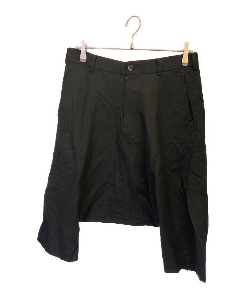 BLACK COMME des GARCONS（ブラックコムデギャルソン）BLACK COMME des GARCONS (ブラックコムデギャルソン) サルエルショートパンツ ブラック サイズ:Sの古着・服飾アイテム