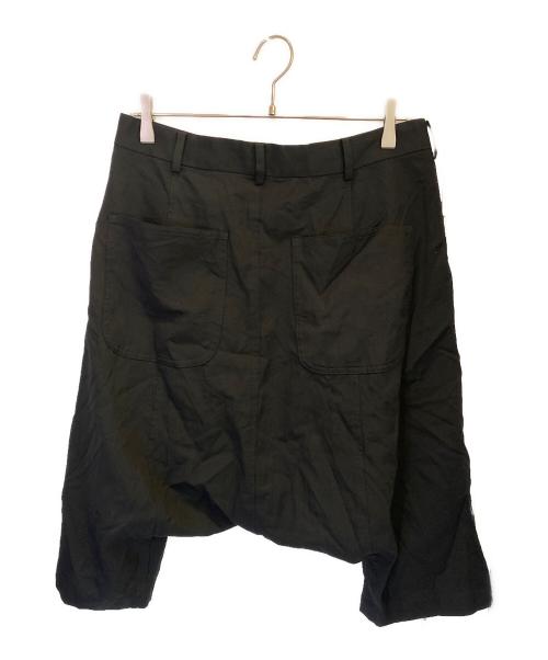 BLACK COMME des GARCONS（ブラックコムデギャルソン）BLACK COMME des GARCONS (ブラックコムデギャルソン) サルエルショートパンツ ブラック サイズ:Sの古着・服飾アイテム