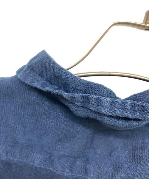 POLO RALPH LAUREN（ポロ・ラルフローレン）POLO RALPH LAUREN (ポロ・ラルフローレン) リネンシャツ ネイビー サイズ:Mの古着・服飾アイテム
