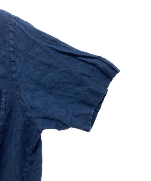 POLO RALPH LAUREN（ポロ・ラルフローレン）POLO RALPH LAUREN (ポロ・ラルフローレン) リネンシャツ ネイビー サイズ:Mの古着・服飾アイテム