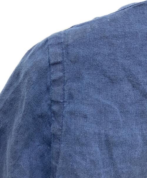 POLO RALPH LAUREN（ポロ・ラルフローレン）POLO RALPH LAUREN (ポロ・ラルフローレン) リネンシャツ ネイビー サイズ:Mの古着・服飾アイテム