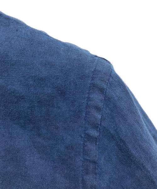 POLO RALPH LAUREN（ポロ・ラルフローレン）POLO RALPH LAUREN (ポロ・ラルフローレン) リネンシャツ ネイビー サイズ:Mの古着・服飾アイテム
