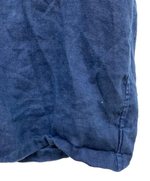 POLO RALPH LAUREN（ポロ・ラルフローレン）POLO RALPH LAUREN (ポロ・ラルフローレン) リネンシャツ ネイビー サイズ:Mの古着・服飾アイテム