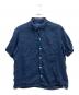 POLO RALPH LAUREN（ポロ・ラルフローレン）の古着「リネンシャツ」｜ネイビー