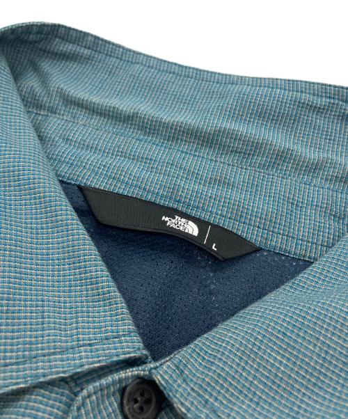 THE NORTH FACE（ザ ノース フェイス）THE NORTH FACE (ザ ノース フェイス) ロングスリーブスウェルムシャツ ブルー サイズ:SIZE Lの古着・服飾アイテム