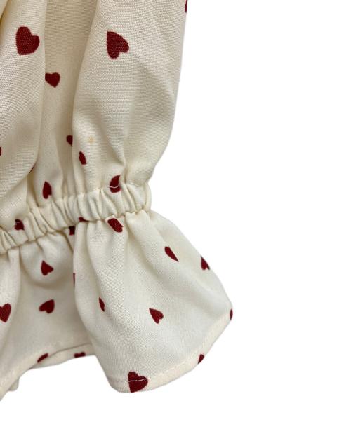 MISTREASS（ミストレアス）MISTREASS (ミストレアス) Heart Pattern Off Shoulder Frill Dress アイボリー サイズ:Fの古着・服飾アイテム