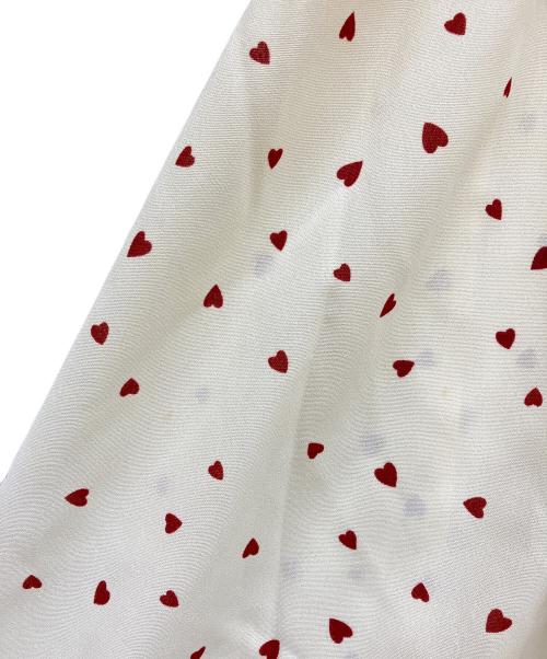MISTREASS（ミストレアス）MISTREASS (ミストレアス) Heart Pattern Off Shoulder Frill Dress アイボリー サイズ:Fの古着・服飾アイテム