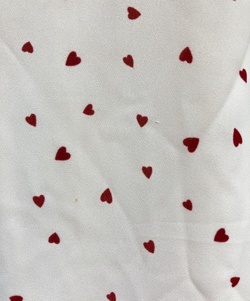 MISTREASS（ミストレアス）MISTREASS (ミストレアス) Heart Pattern Off Shoulder Frill Dress アイボリー サイズ:Fの古着・服飾アイテム