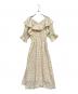 MISTREASS（ミストレアス）の古着「Heart Pattern Off Shoulder Frill Dress」｜アイボリー