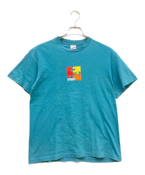 stussy（ステューシー）stussy (ステューシー) PUZZLE TEE グリーン サイズ:SIZE Mの古着・服飾アイテム