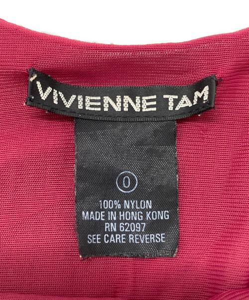 VIVIENNE TAM（ヴィヴィアンタム）VIVIENNE TAM (ヴィヴィアンタム) ノースリーブパワーネット パープルの古着・服飾アイテム