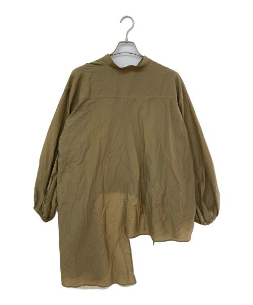 ADORE（アドーア）ADORE (アドーア) ナイロンコットンタフタブラウス カーキ サイズ:38の古着・服飾アイテム