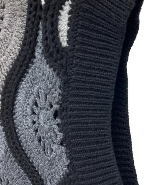Ameri（アメリ）Ameri (アメリ) 2WAY WAVE COASTER TIGHT KNIT DRESS ブラック サイズ:Mの古着・服飾アイテム