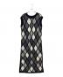 Ameri（アメリ）の古着「2WAY WAVE COASTER TIGHT KNIT DRESS」｜ブラック