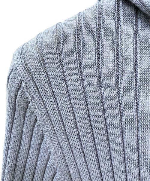 CLANE（クラネ）CLANE (クラネ) SHEER HOODED KNIT CARDIGAN ブルー サイズ:2の古着・服飾アイテム